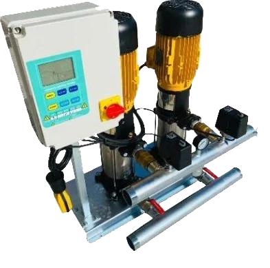 VORTEX VKP VD S/S 7-08M 3 Hp 220v Dik Milli Çelik Fanlı Çok Kademeli Çift Pompalı Paket Hidrofor