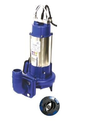 YILDIZSU CUT1100 1.5 HP 220v  Bıçaklı Öğütücülü Dalgıç Pompa