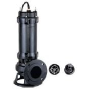 YILDIZSU YWQC 15 2 Hp 220v  2''Çıkışlı Süper Öğütücülü Açık Fanlı Dalgıç Pompa