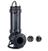 YILDIZSU YWQC 15 TF 2 Hp 380v  2''Çıkışlı Süper Öğütücülü Açık Fanlı Dalgıç Pompa