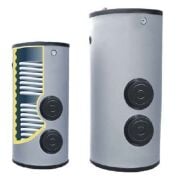 BAUTHERM BTB-KPO 150 Performans Serisi Çift Serpantin 150 LT Krom Boyler ( Sac Kılıf )