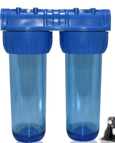 10'' Housing 1' Çıkışlı İkili Tesisat Tipi Filtre Kabı