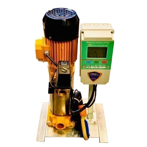 VORTEX VKP VD S/S 7-04 M 1.5 HP 220V Dik Milli Çelik Fanlı Çok Kademeli Tek Pompalı Paket Hidrofor