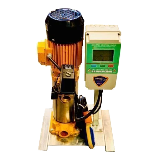 VORTEX VKP VD S/S 16-09 T 4 HP 380v Dik Milli Çelik Fanlı Çok Kademeli Tek Pompalı Paket Hidrofor