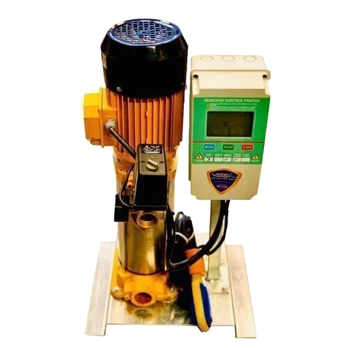 VORTEX VKP VD S/S 16-12 T 5.5 HP 380v Dik Milli Çelik Fanlı Çok Kademeli Tek Pompalı Paket Hidrofor