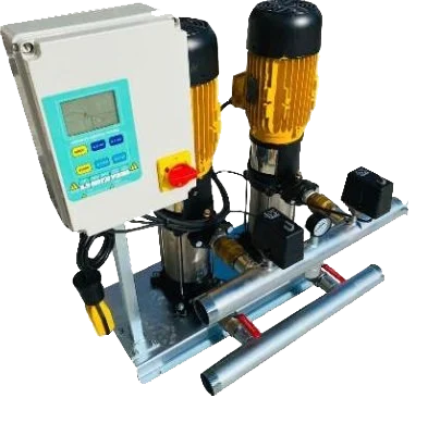 VORTEX VKP VD S/S 16-07 T 3 HP 380v Dik Milli Çelik Fanlı Çok Kademeli Çift Pompalı Paket Hidrofor