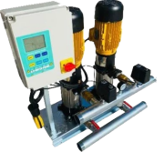 VORTEX VKP VD S/S 42-11 T 15 HP 380v Dik Milli Çelik Fanlı Çok Kademeli Çift Pompalı Paket Hidrofor