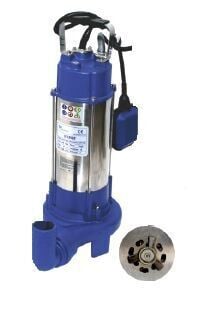 YILDIZSU H1550 F 2.1HP 220v  FOSEPTİK PARÇALAYICILI PİS SU DALGIÇ POMPA
