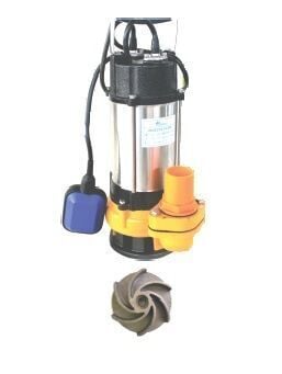 WQSD 10-7 0.55C  0.75 HP 220v FOSEPTİK PARÇALAYICILI PİS SU DALGIÇ POMPA