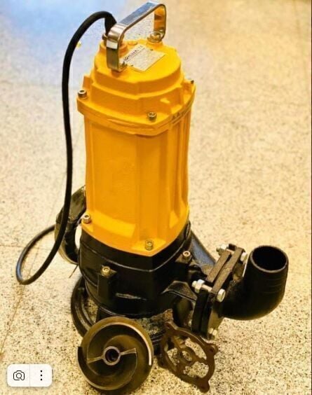 VORTEX WCR 1000T  10HP 380v  3''Çıkışlı Süper Öğütücülü Açık Fanlı Dalgıç Pompa
