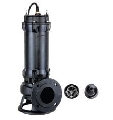 YILDIZSU YWQC 10 1.5 Hp 220v  2''Çıkışlı Süper Öğütücülü Açık Fanlı Dalgıç Pompa