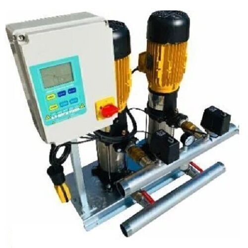 VORTEX VKP VD S/S 9-08TF 4 Hp 380V Dik Milli Çelik Fanlı Çok Kademeli Çift Pompalı Paket Hidrofor