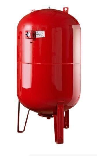 CRUWA 500LT 16Bar Ayaklı Dik Tip Genleşme Tankı(Manometreli)