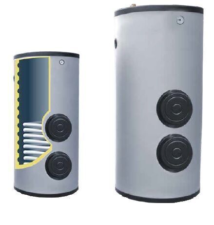 BAUTHERM BTB-KPO 300 Performans Serisi Tek Serpantin 300 LT Krom  Boyler ( Sac Kılıf )