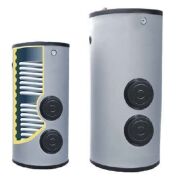 BAUTHERM BTB-KPO 500 Performans Serisi Çift Serpantin 500 LT Krom Boyler ( Sac Kılıf )